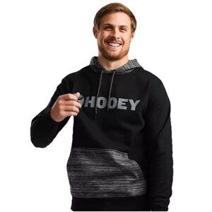 Hooey Men's Black and Gray Hoodie